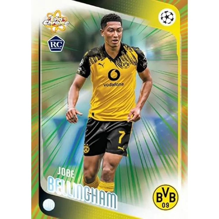 Topps 2025/26 Chrome UEFA Club Competitions Hobby Box, Sammelkarten mit hochwertigen Karten, garantierten Autogrammen und seltenen Refractors – Bild 2