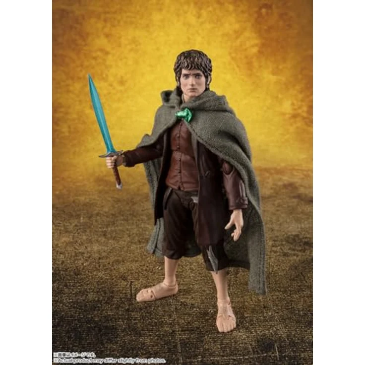 Bandai Tamashii Nations S.H. Figuarts Frodo Beutlin & Gollum, bewegliche Actionfiguren aus 'Der Herr der Ringe', 6 cm und 12 cm, mit Zubehörteilen in Fensterbox – Bild 10