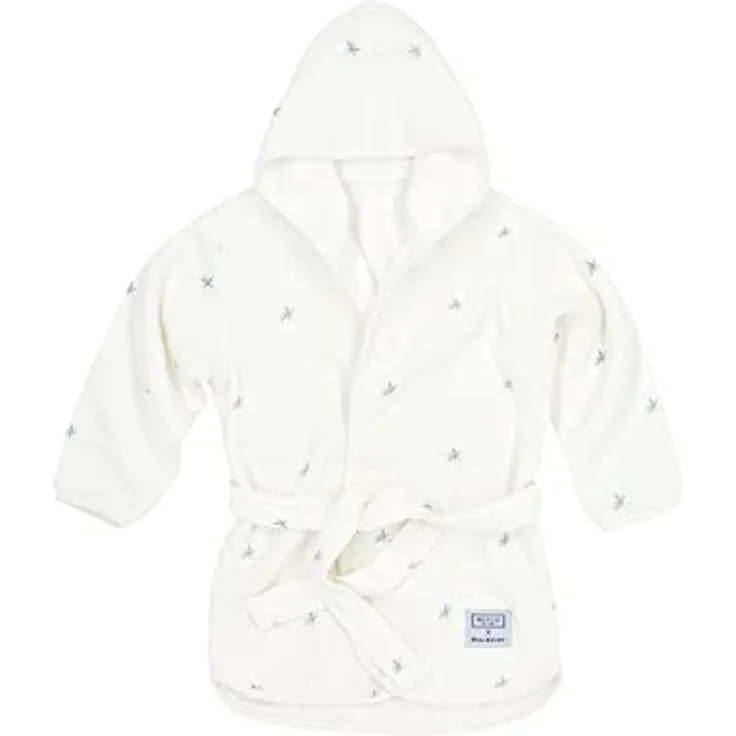 Meyco X MrsKeizer Bademantel - Babymantel Bambus - 98/104 - Ibiza - Denim