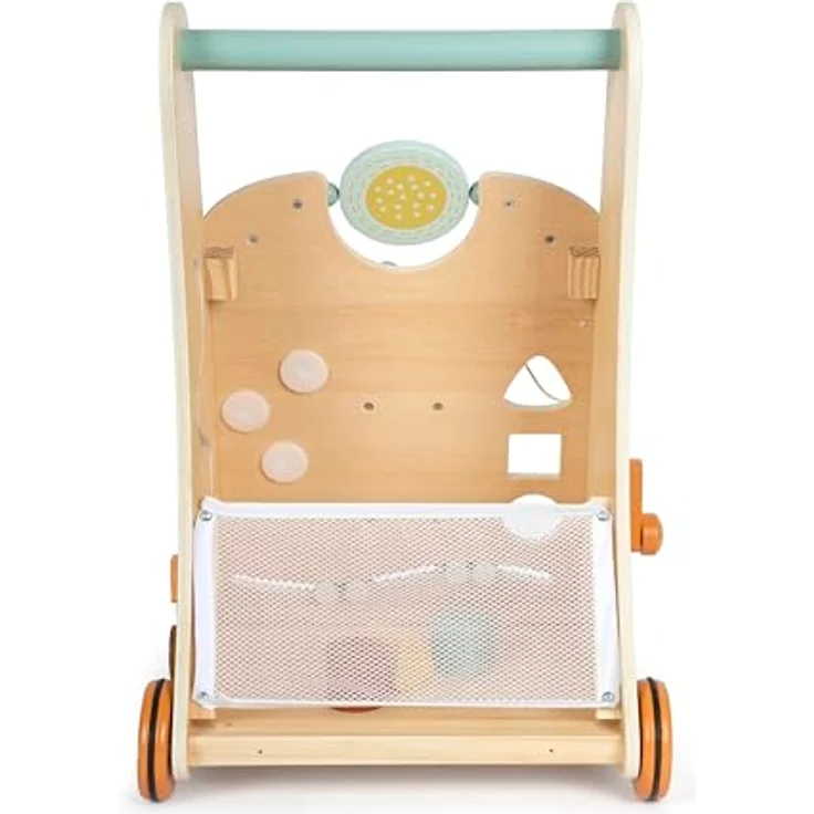 Small Foot Lauflernwagen „Safari“ aus Holz, 3 Seiten, Räder mit Gummiringen, für Kinder ab 1 Jahr – Bild 4