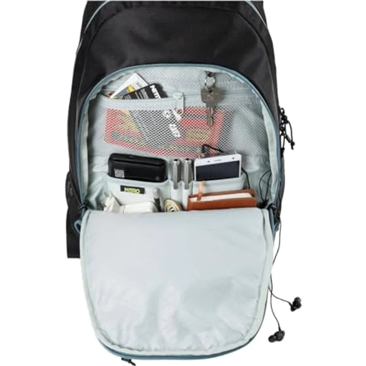 NITRO Schulrucksack Stash, praktischer Polyester-Rucksack mit ausreichend Stauraum, schwarz – Bild 5