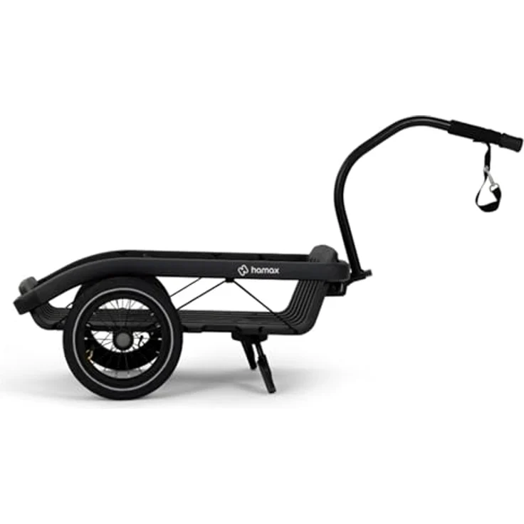 Hamax Venture Cargo Fahrradlastenanhänger, multifunktional mit Rad- und Geh-Modus, bis 50 kg, Aluminiumrahmen, inklusive Schutzhülle und Haken – Bild 2