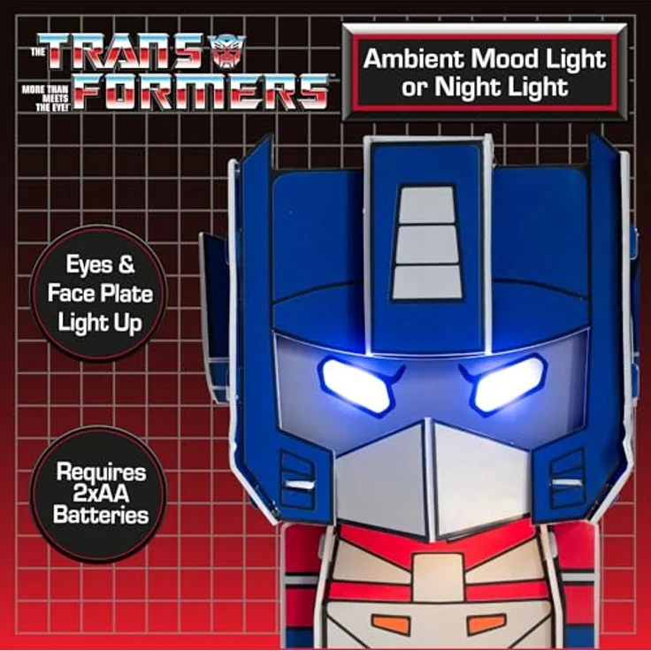 Blue Sky Studios Transformers Build-A-Bot Kit, Optimus Prime Figurenbau-Set mit leuchtenden Augen, 22 Teile, Lizenzprodukt, 19 x 15 cm – Bild 5