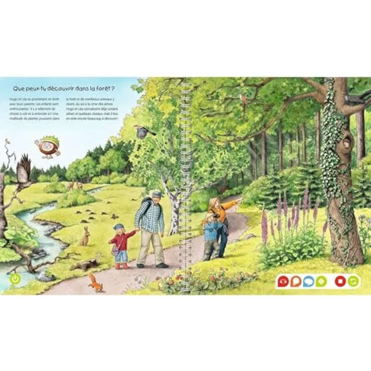 tiptoi Ich erforsche den Wald (Französisch), interaktives Lernspiel ab 4 Jahren mit über 800 Geräuschen und Informationen – Bild 3