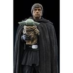 Star Wars - Luke Skywalker et Grogu - Statuette ArtScale 1/10, 21 cm