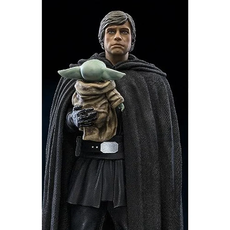 Star Wars - Luke Skywalker et Grogu - Statuette ArtScale 1/10, 21 cm – Bild 1
