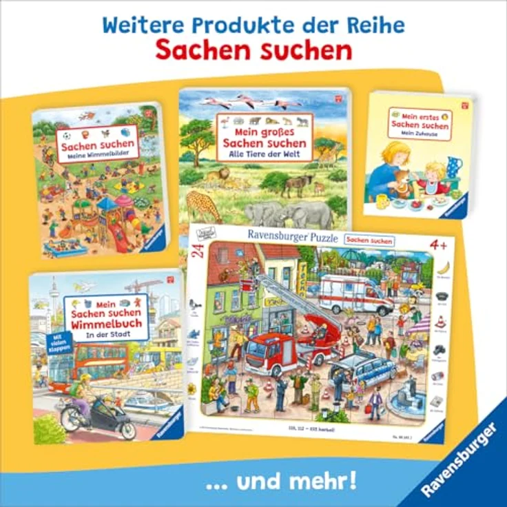 Ravensburger Spielzeug-Adventskalender Mein großer Sachen suchen Adventskalender, 24 Mini-Pappbilderbücher für Kinder ab 2 Jahren, Weihnachtsthemen und Lieblingsmotive – Bild 6