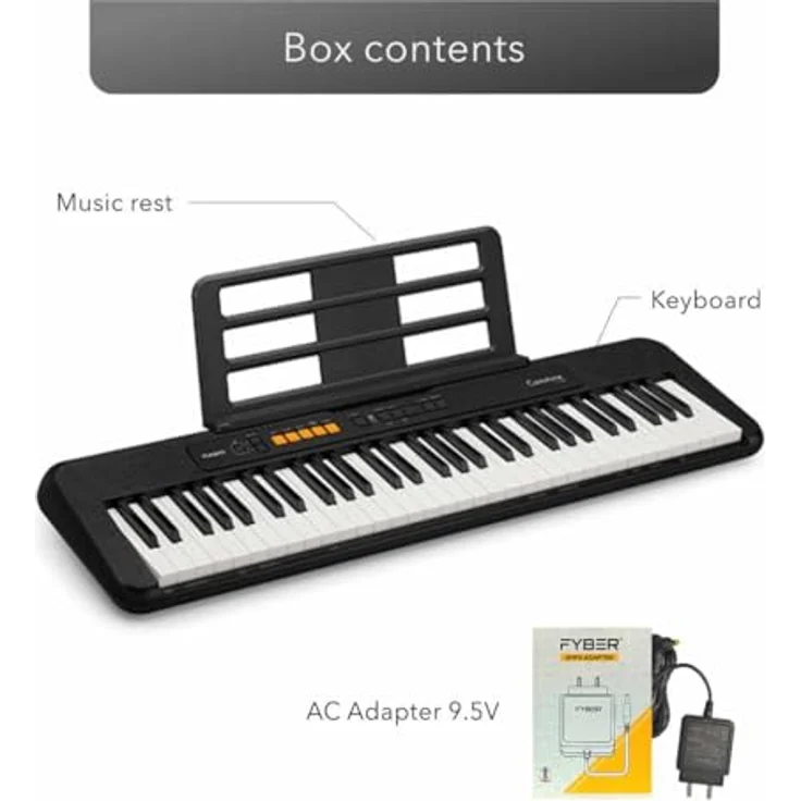 Keyboard Casio CT-S100C7, 61 Leuchttasten – Bild 4