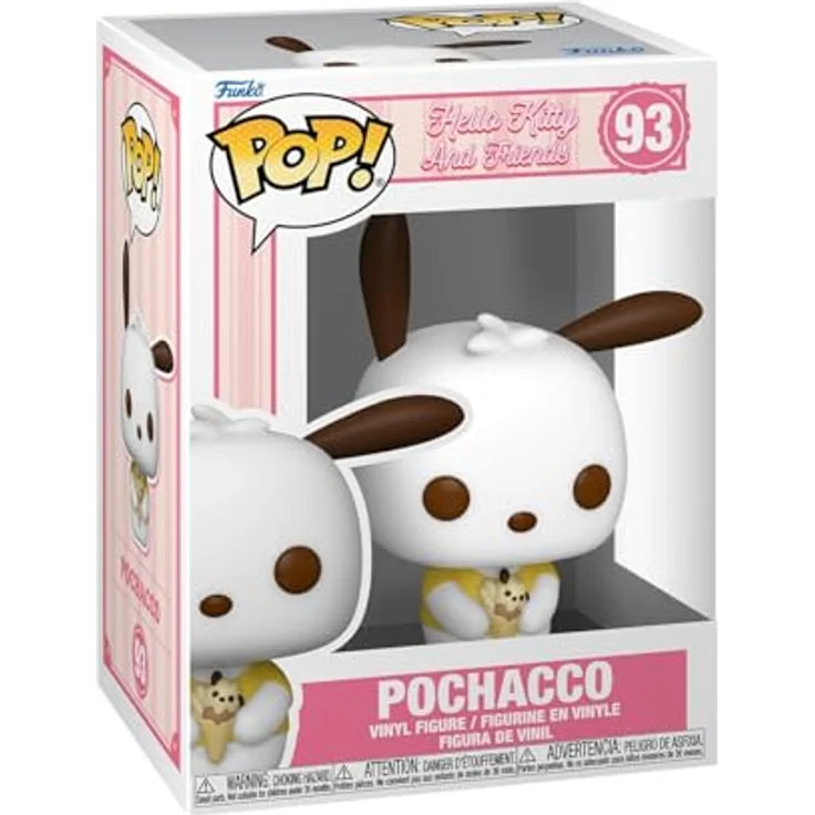 Funko Pop! Sanrio: HK - Pochacco - Hello Kitty - Vinyl-Sammelfigur - 9,5 cm - Geschenkidee - Offizielle Handelswaren - Spielzeug Für Kinder und Erwachsene - Modellfigur Für Sammler und Display – Bild 1