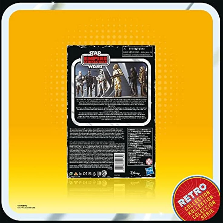Star Wars Retro-Kollektion Kopfgeldjäger Doppelpack Boba Fett, Bossk, 9,5 cm, zu Star Wars: Das Imperium schlägt zurück – Bild 4