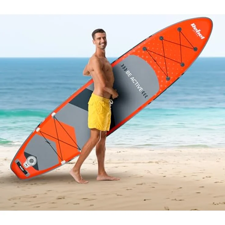 Rebel ACTIVE, Stand Up Paddle 11'6" (350 cm), aufblasbar, max. Tragfähigkeit 170 kg, inkl. Paddel und Zubehör – Bild 12