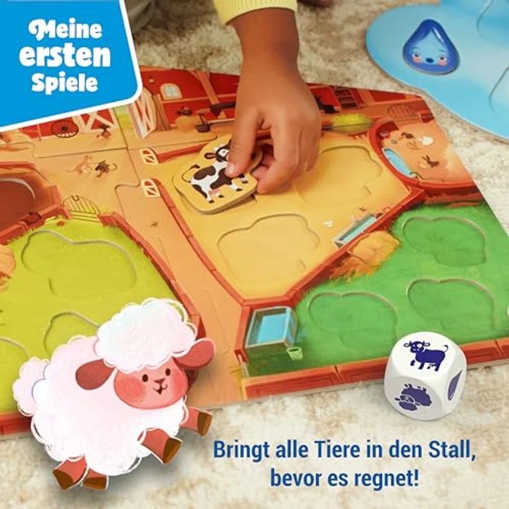 Ravensburger Unser Bauernhofspiel - Meine ersten Spiele, Würfelspiel für 1-4 Spieler ab 2 Jahren, kooperatives Kinderspiel für Mädchen und Jungen – Bild 5
