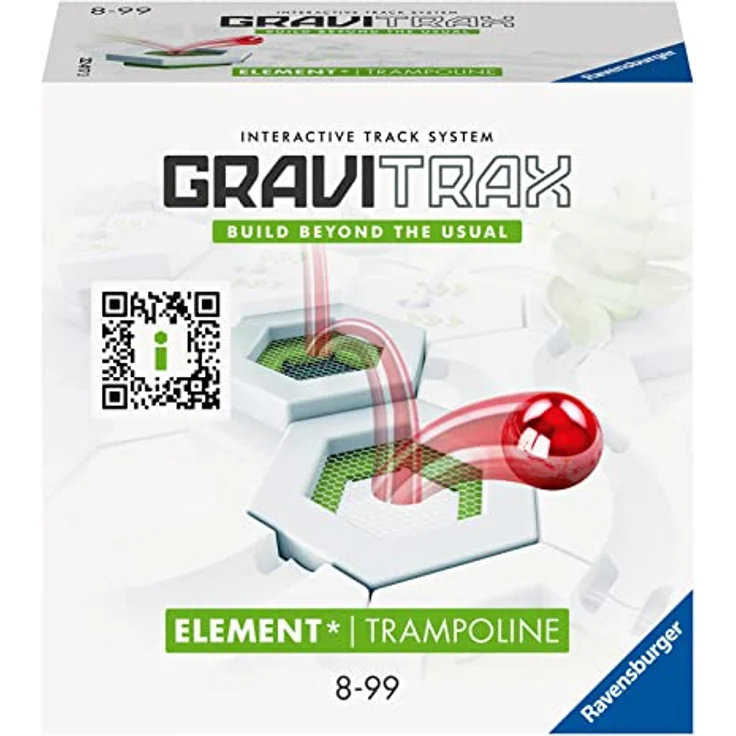 Ravensburger GraviTrax Element Trampolin - Zubehör für das Kugelbahnsystem. Kombinierbar mit allen GraviTrax Produktlinien, Starter-Sets, Extensions und Elements, Konstruktionsspielzeug ab 8 Jahren – Bild 1