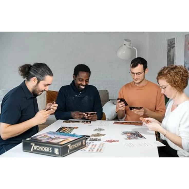 7 Wonders Version 2020 Asmodee Gesellschaftsspiel Strategiespiel - Französische Sprache – Bild 11