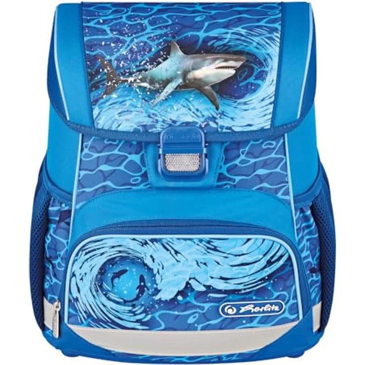 Herlitz Schulranzenset Loop Plus Blue Shark – Bild 2