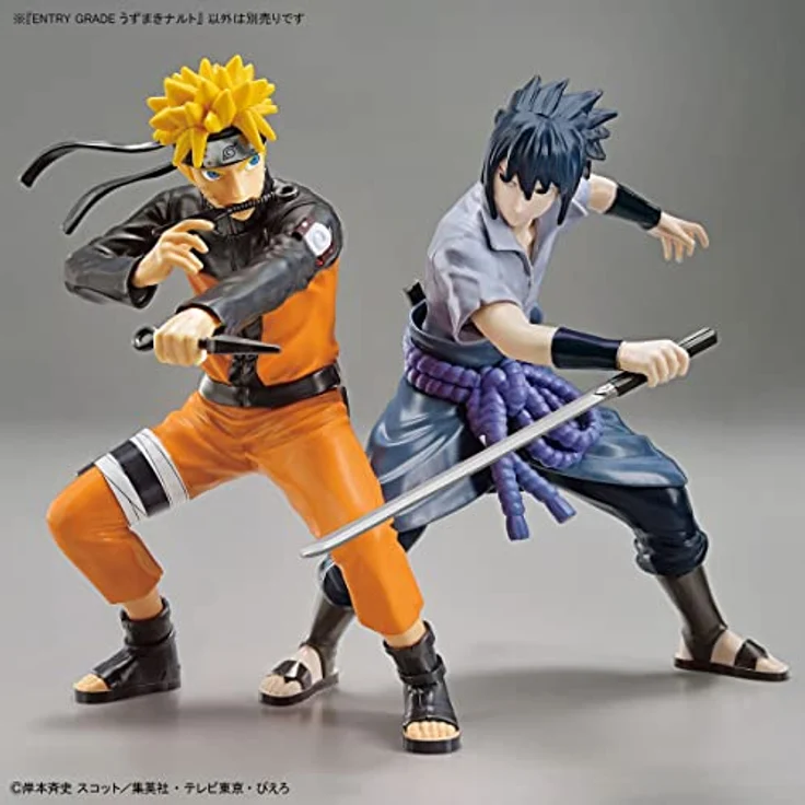 Bandai Naruto Shippuden Entry Grade Plastic Model Kit Naruto Uzumaki, inklusive Zubehör und austauschbaren Teilen, bereits farblich gestaltet – Bild 6
