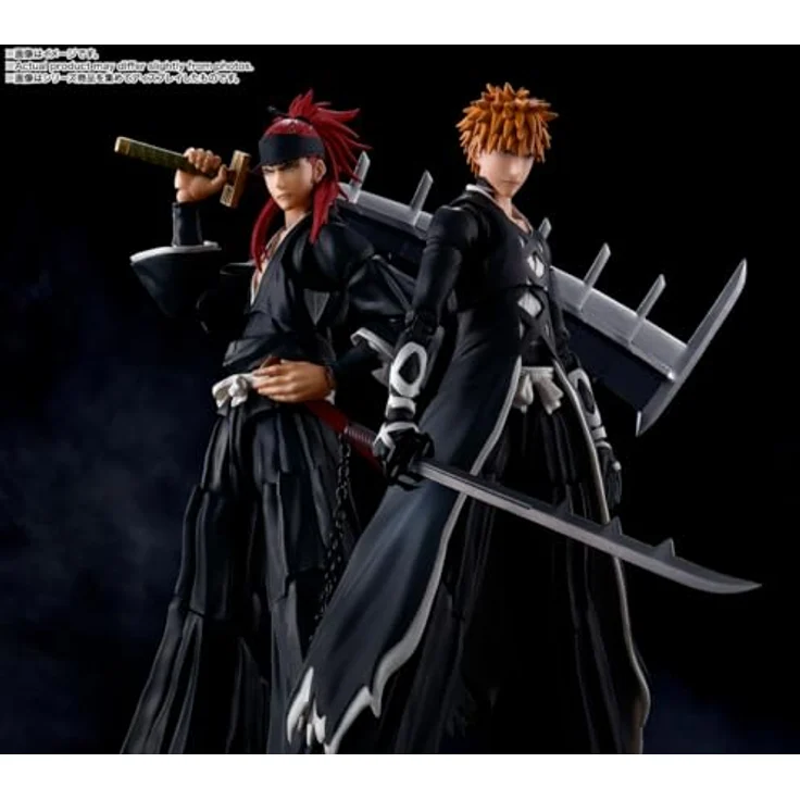 Bandai Bleach - Ichigo Kurosaki TensaZangetsu S.H.Figuart, bewegliche Sammelfigur im Bankai-Modus, 15 cm groß, inkl. 4 Gesichtsausdrücke und 3 Handpaare – Bild 11