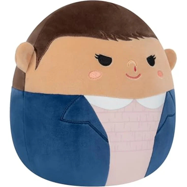 Jazwares Squishmallows Plüschfigur Eleven, ca. 25 cm, offiziell lizenziert, ultraweich, für Fans von Stranger Things – Bild 7