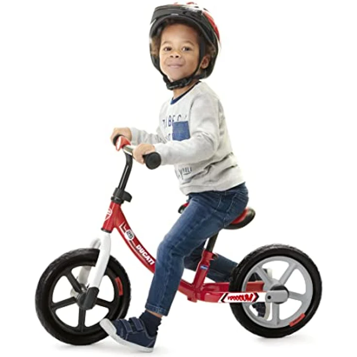Chicco Ducati Balance Bike+ für Kinder 2-5 Jahre, Kinder Laufrad fürs Gleichgewicht, mit höhenverstellbarem Sattel und Lenker, max. 25 kg, Rot - Spielzeug für Kinder 2-5 Jahre – Bild 5