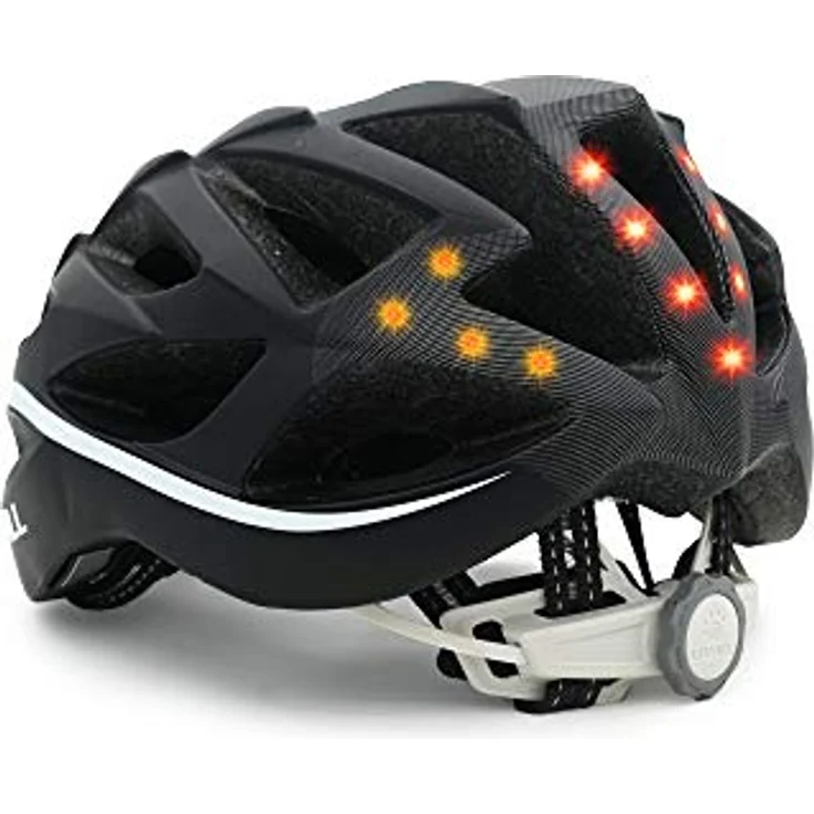 Livall Unisex – Erwachsene BH62 Neo Fahrradhelm, schwarz, weiß, one Size – Bild 1