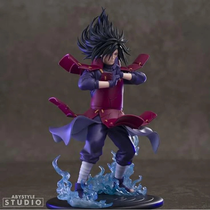 ABYstyle Studio Naruto Shippuden Figurine Madara Uchiha, detaillierte Sammelfigur in imposanter Pose, präsentiert in Fensterbox – Bild 4
