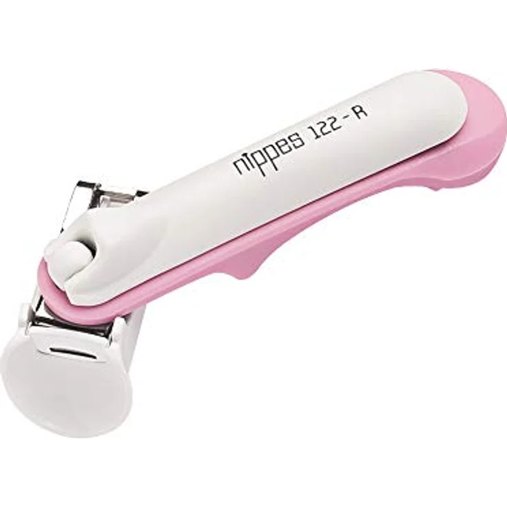 nippes Baby Nagelknipser | Rosa | 8 cm Lang | Nagelknipser Baby | Mit abgerundeter Schnittfläche für die einfache Nagelpflege fürs Baby & Neugeborene – Bild 2