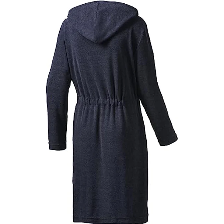 JOOP! JOOP! Damen Bademantel Active 1659, Kapuze, pflegeleichtes Mischgewebe, blau – Bild 2
