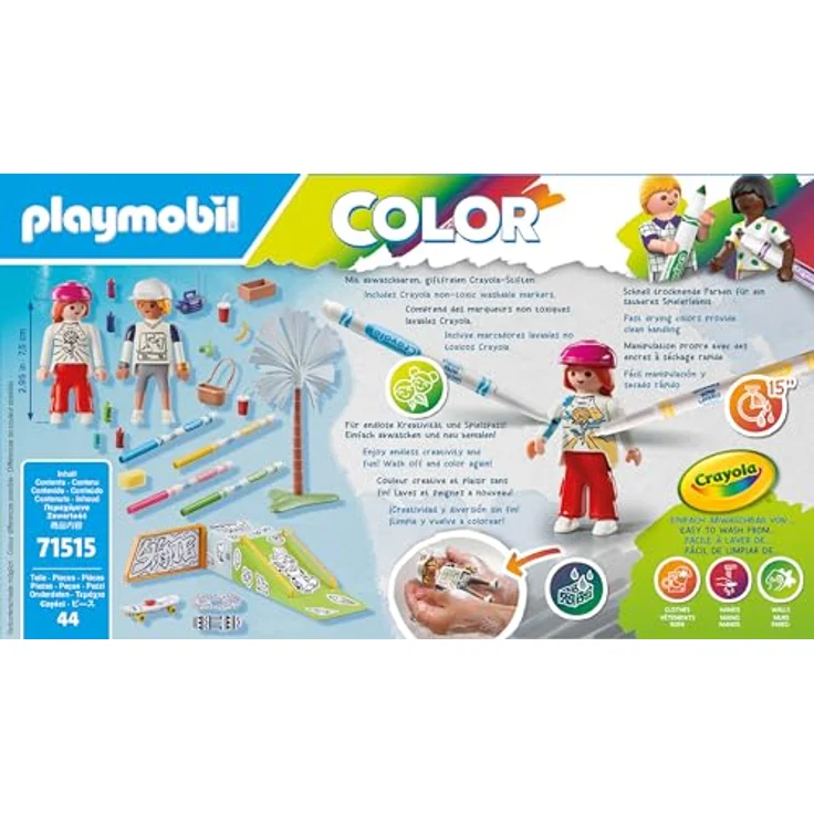 Playmobil® Konstruktions-Spielset Skatepark (71515), Color, (44 St), Made in Europe - Preisvergleich – Bild 5