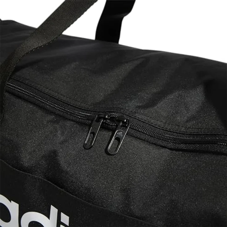 adidas Performance Sporttasche LINEAR DUFFEL M, mit verstellbarem Schulterriemen, recycelten Materialien, schwarz – Bild 5