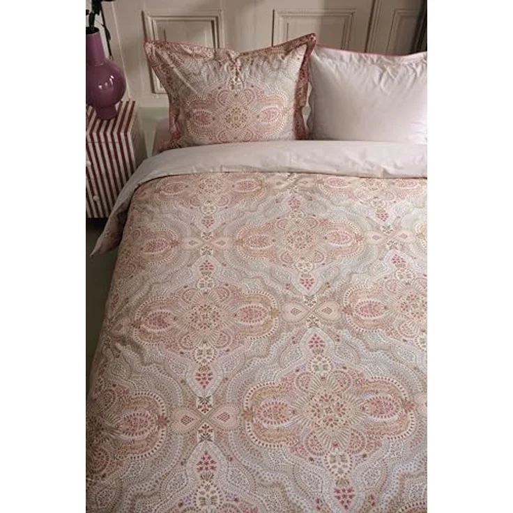 Pip Studio Bettbezug-Set Moon Flower, romantisches Blumenmuster, hellrosa, 135x200cm – Bild 5