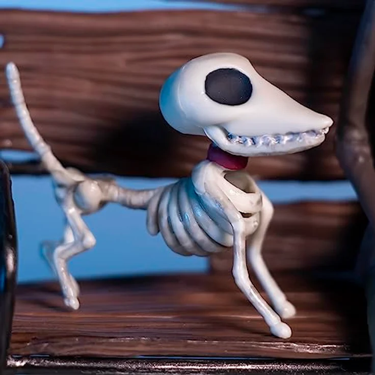 SD TOYS Corpse Bride Set Braut Cadaver, Victor Van Dort und Emily, Figur, Maßstab 1/10, Mehrfarbig (SDTWRN89688) - Detailgetreue Korallenfigur, ideal für Sammler und Fans des Tim Burton-Universums, Jubiläumsedition – Bild 5
