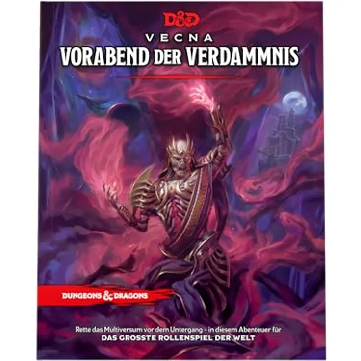 Wizards of the Coast Dungeons & Dragons: Vecna - Vorabend der Verdammnis, episches Abenteuer für Stufen 10-20, Deutsch