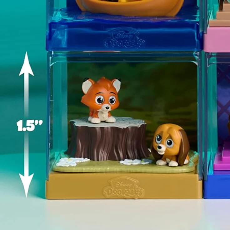 Disney Doorables Movie Moments Serie 3, 2 exklusive 3,8 cm Sammelfiguren mit Diorama und Sammlerkarte, Kinderspielzeug ab 5 Jahren – Bild 2