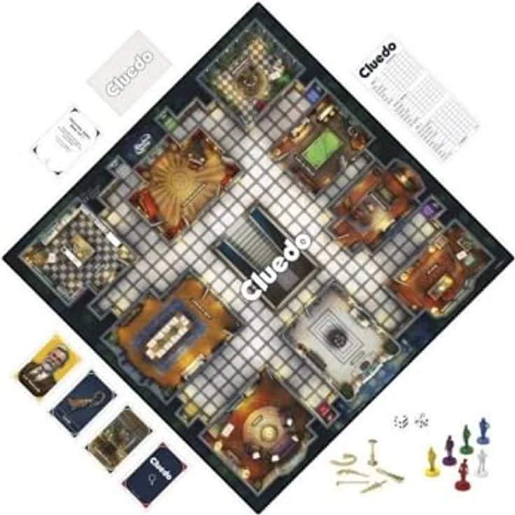 Hasbro Gaming Cluedo Classic Refresh, Brettspiel mit neuer Story für 2-6 Spieler, Französisch, ab 9 Jahren – Bild 4