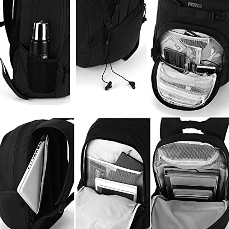Nitro Schulrucksack Chase - Motiv: Coco Sport, 51 cm, 35 Liter, 0,86 kg - Farbe: grün – Bild 5