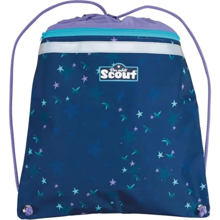 Scout Genius DIN Pretty Star 2024, Schulranzen-Set 4-tlg. mit höhenverstellbaren Schultergurten, 19 Liter Volumen, stabiler Bodenplatte und Magnetschloss, rosa – Bild 6
