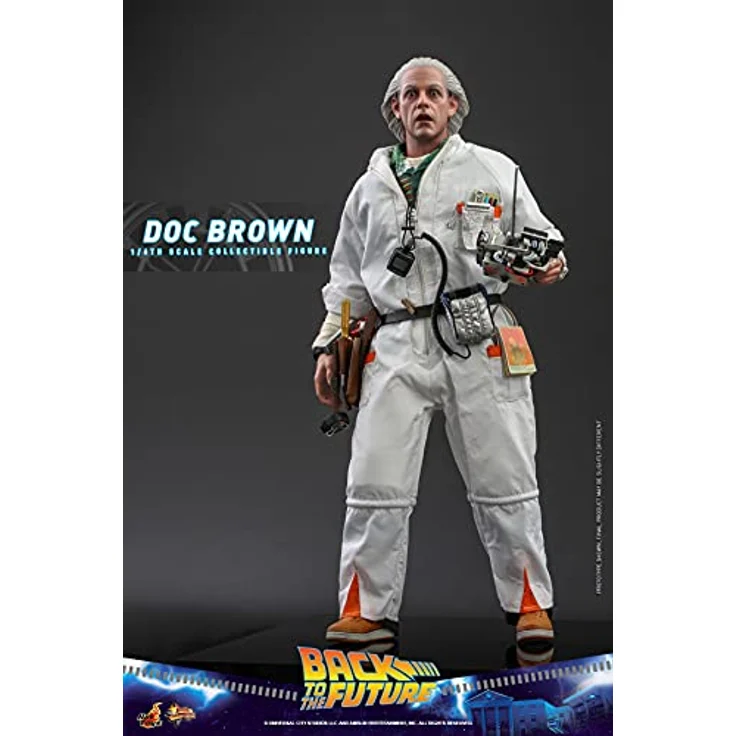 Hot Toys 1:6 Dr. Brown - Zurück in die Zukunft, Weiß, lizenziertes Sammlerstück – Bild 2