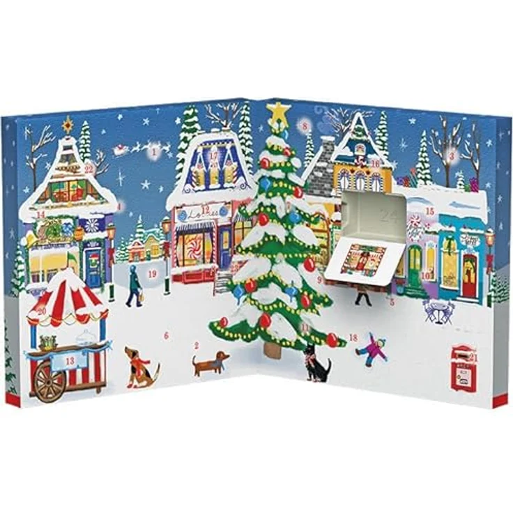 Eurographics Advent Calendar - 24 Puzzles mit langlebigen Puzzlestücken und bezauberndem Wintermotiv – Bild 4