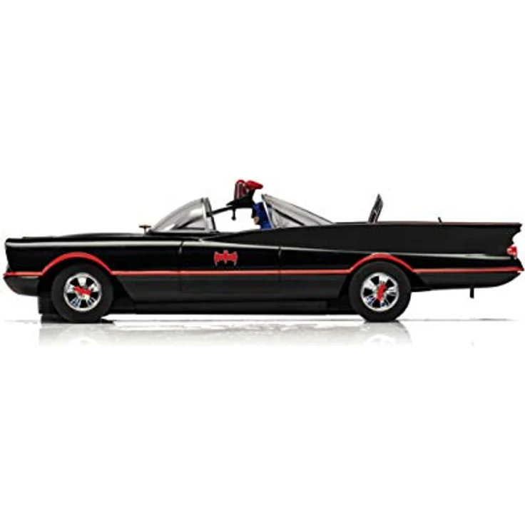 Scalextric C4175 Batman Batmobile 1966-1:32 Film und Fernsehschlitz, Schwarz & Orange - Preisvergleich – Bild 2