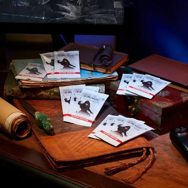 Wizards of the Coast Magic the Gathering Universes Beyond: Assassin's Creed Beyond-Booster Display (24) English, 24 Booster Packs, 7 Cards Per Pack – Bild 5