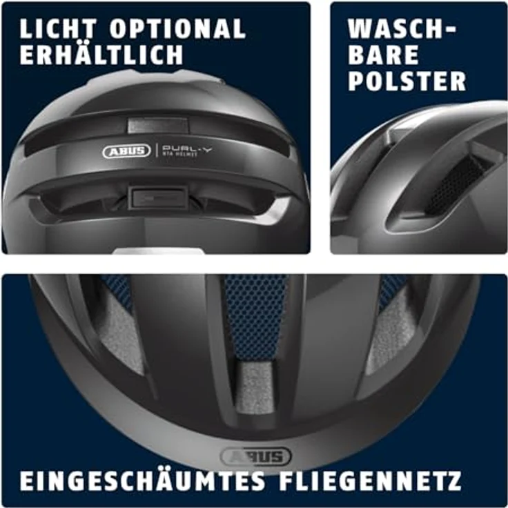 Abus PURL-Y Fahrradhelm, NTA-Schutzhelm für Erwachsene und Jugendliche, geeignet für E-Bike und S-Pedelec – Bild 4