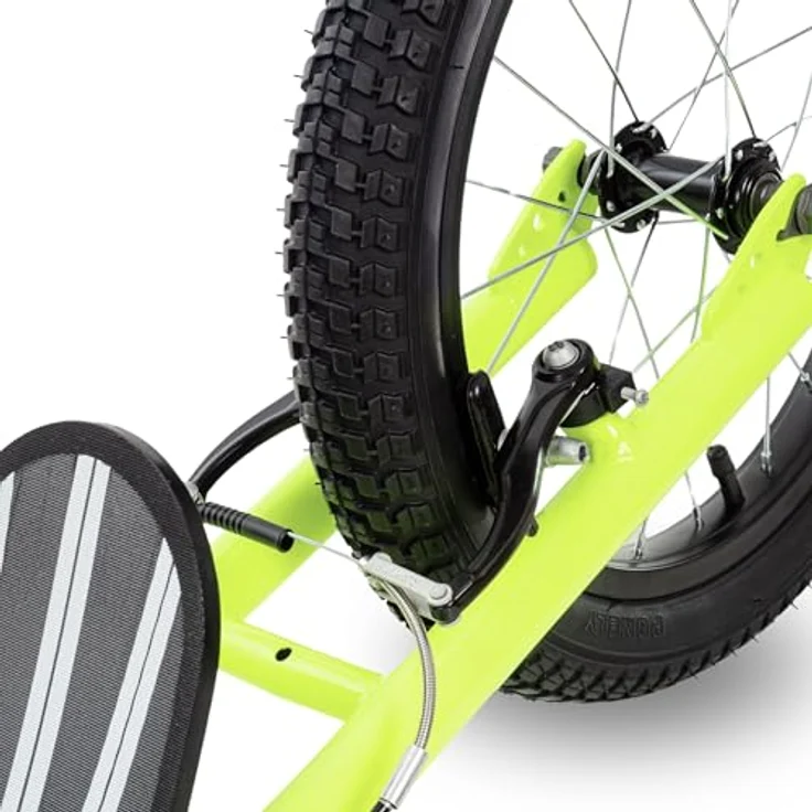HyperMotion RUNKIE City Scooter, 16 Zoll mit Luftreifen, höhenverstellbarem Lenker und V-Brake, bis 100 kg Belastung – Bild 15