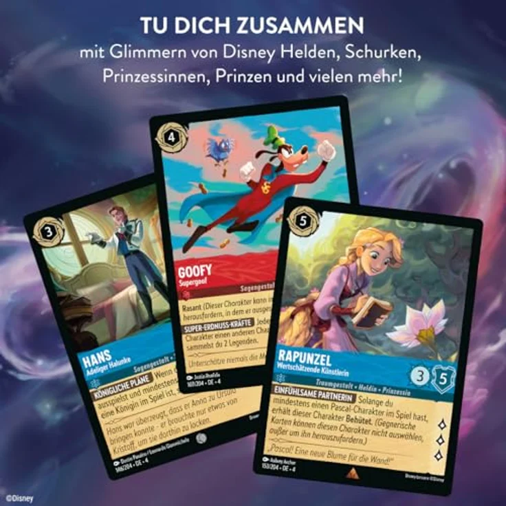 Ravensburger Disney Lorcana Trading Card Game: Der Einstieg (Deutsch) - Ideales Geschenk für Spieler und Fans, inklusive exklusiver Spielinhalte – Bild 5