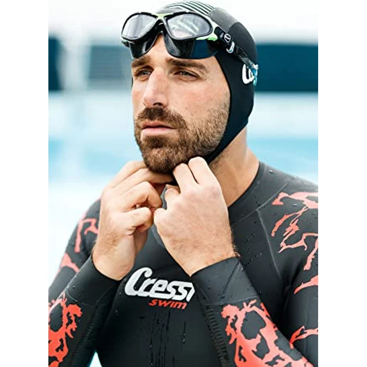 Cressi Unisex Schwimmbrille Planet, klar/blau/schwarz, one size, DE202722 – Bild 3