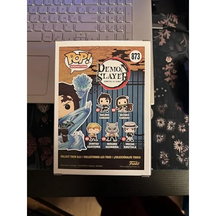 POP Funko PO Animation: Demon Slayer – Tanjiro mit Drachen, exklusiv im Dunkeln Leuchtend, 3,75 Zoll – Bild 3