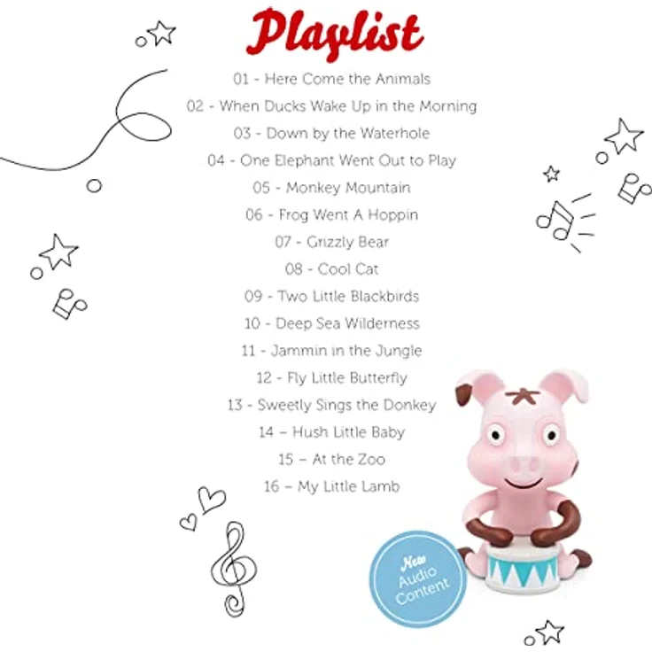 tonies Lieblings-Kinderlieder mit Tieren Hörfigur - Bildschirmfreies Musikspielzeug, ca. 45 Minuten Laufzeit, für Toniebox geeignet – Bild 5