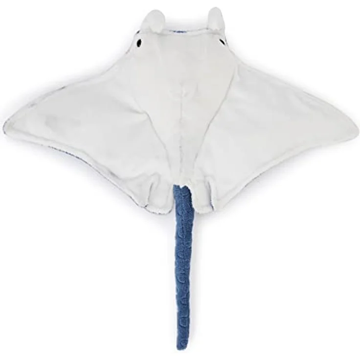 Zappi Co Manta-Rochen Plüschtier, weich gefüllt, 31-33 cm, grau, ideal zum Kuscheln, pädagogisch wertvoll – Bild 5
