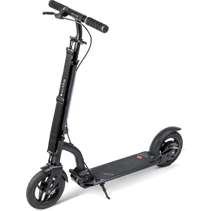 Movino AIR Faltbarer Scooter, Trommelbremse, Luftbereifung, One-Step-Folding-System für Jugendliche und Erwachsene