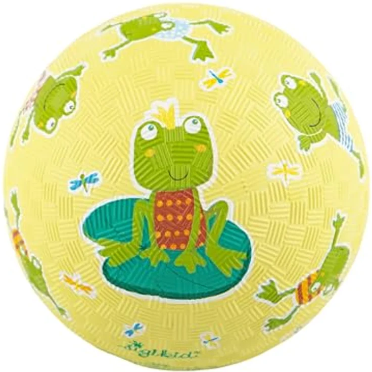 sigikid 43087 Frosch Kautschukball-12, grün, 12 cm – Bild 1
