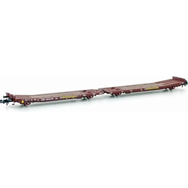 Hobbytrain Doppelflachwagen TWA 800A Laadks DB/TWA Ep.V (N) - Modellbahn-Wagen von Hobbytrain – Bild 2